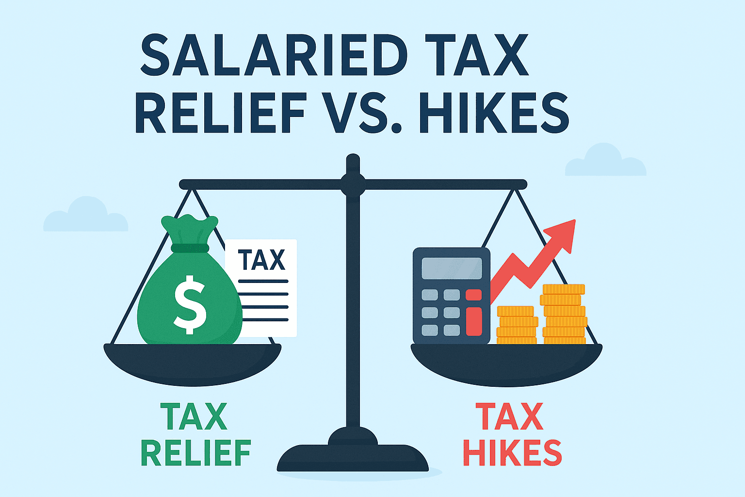 Salaried Tax Relief vs. Hikes: Progressive Changes in Budget 2025–26